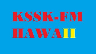 KSSK-FM Hawaii Intoxicating Best Hits Mix ~~