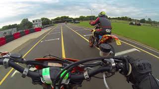 Supermoto On The Track|Small Improvement And Close Calls|Whilton Mill