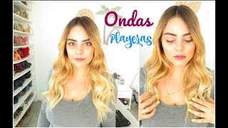 Como hacer ondas playeras