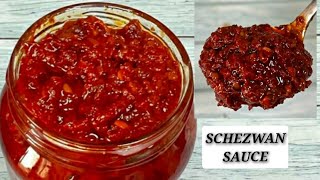 Schezwan Sauce Recipe l Never Buy Schezwan sauce Again l Homemade Schezwan Sauce, Chutney