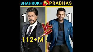 SHAHRUKH KHAN VS PRABHAS COMPARISON 😯😲#shorts#ytshorts#prabhas#shahrukh khan #comparison#actor