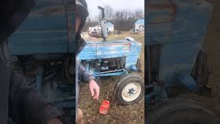 Trick to starting old Ford 3000 Diesel !