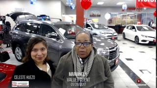 Marianely Reviews Millennium Toyota and Salesperson Celeste Huezo