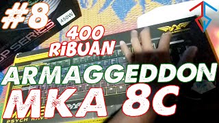 √ ARMAGGEDDON MKA8C MECHANICAL KEYBOARD GAMING MURAH 400 RIBUAN