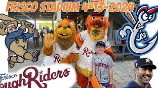 Caleb got to see Justin Verlander as a Double A Corpus Christi Hook at Frisco Stadium 4/13/2024