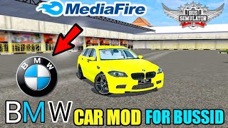 BMW CAR MOD IN BUS SIMULATOR INDONESIA BUSSID NEW CAR MOD #bmw #mod