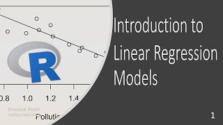 LRM 1: Introduction to Linear Regression Models