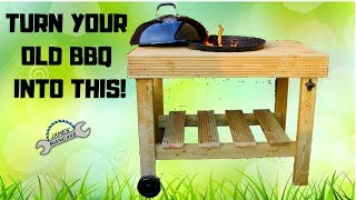 How To Build a DIY Mobile  BBQ Cart (With Bottle Opener) #evolutionr255sms #AEGTOOLS #BBQ