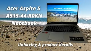 Acer Aspire 5 A515-44-R0KN Notebook: unboxing & product details