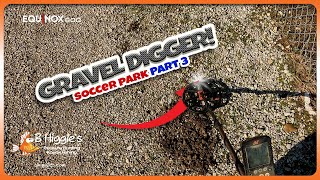 You Won't BELIEVE What I Find Metal Detecting this Gravel Parking Lot with Minelab Equinox 800