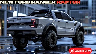 Finally Revealed, 2025 Ford Ranger Raptor review : New Look ,Interior And Exterior Details!