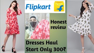 Flipkart dresses haul Starts 312Rs, Short dresses unboxing.knee length dress haul. #haul #tops