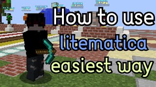 How to download and use Litematica for building !... Easiest way to use and downlaod Litematica.