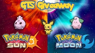 Pokémon Sun & Moon GTS Giveaway - Shiny Baby Pokemon - First Set