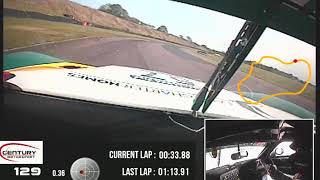 Century Motorsport driver Gus Burton posts the Fastest Ever Lap at Thruxton Circuit in a Ginetta G55