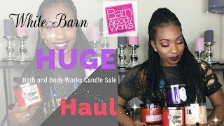 HUGE BATH & BODY WORKS CANDLE SALE HAUL ||