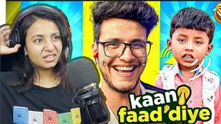 SAVE YOUR EARS AND EYES 🙉🙈 REACTING TO @triggeredinsaan