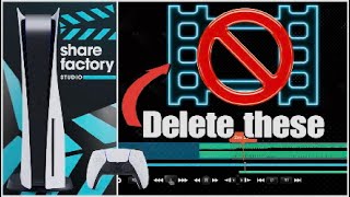 How to delete placeholder clips on sharefactory PS4 & PS5 (2022)