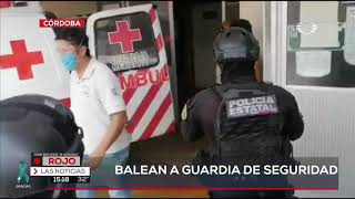 Balean a guardia de seguridad en Córdoba