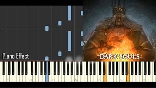 Dark Souls - Gwyn, Lord of Cinder (Piano Tutorial Synthesia)