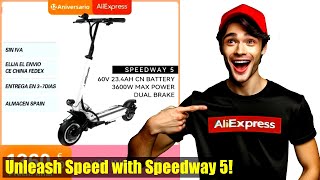 Unleash the Power with SPEEDWAY 5 Electric Scooter 23AH | Dual Motor | 3600W BLDC Dual Hub |