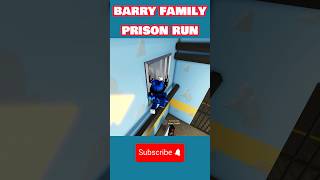 Barry prison run obby 😱💀 #shorts Roblox Obby