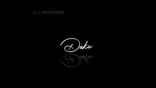 daku slowed reverb status || black screen status || no copyright song status || whatsapp status