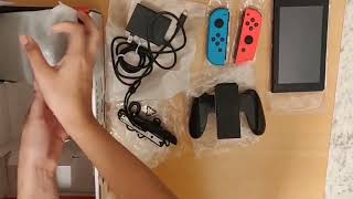 Nintendo Switch Part- 1 (Unboxing) and after setup #nintendo #nintendoswitch #games #gaming