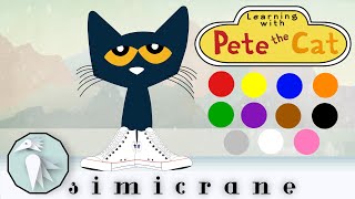 Learn colors in English and Spanish with Pete the Cat