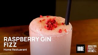 Raspberry Gin Fizz Cocktail | Home Restaurant | Raspberry Gin Cocktail | Best Gin Cocktails