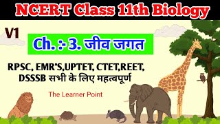 NCERT Class 11 Biology / Ch.3 वनस्पति जगत V1 / NEET / EMR'S / The Learner Point / #RPSC / #Dsssb