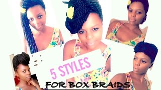 🍭67🍭~ 5 Coiffures réalisées sur les vanilles! Box braids edition..