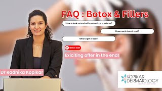 Botox & Fillers : What is Cost in India? | How to look natural after getting it done