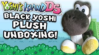 Yoshi's Island DS Black Yoshi Plush Unboxing!