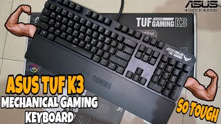 ASUS TUF K3 MECHANICAL GAMING KEYBOARD | WHAT’S INSIDE THE BOX