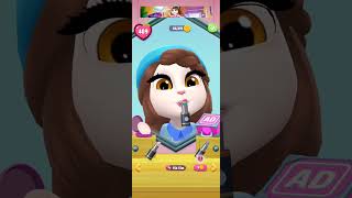 Angela have make up 😲//my talking Angela2 #youtubevideo#game#makeup#mytalkingangela2