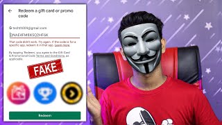 Top 3 Fake Redeem code Earning apps - Jaldi se delete karo in apps ko ! but why?