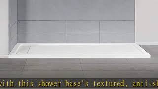 Ove Decors Adena Rectangle DSH 72x36x2.8in Shower Base, White