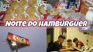 24 horas com agente,fomos no mercado,rotina|Noite do hambúrguer 🍔