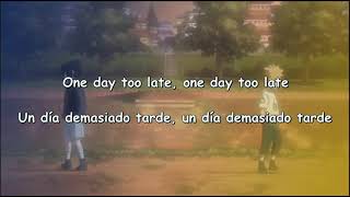 Skillet - One Day Too Late (Sub Español e Inglés)