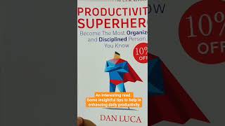 Productivity Superhero by Dan Luca #read #motivation #books #booktok #booktube  #productivity