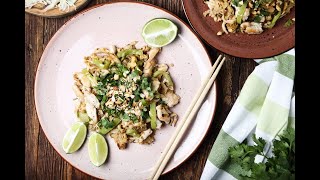 Einfaches Hähnchen Pad Thai