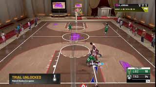 Copy of NBA 2k19 Michael Jordan jumps over someone and dunks!