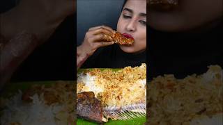 ASMR eatin spicy big fish fry, fish curry, rice, mathi fish fry asmr eating muckbang