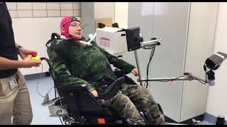 Patient Operates Brain-Powered Wheelchair