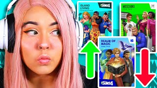 BRUTALLY HONEST RANKING OF THE SIMS 4 PACKS!!