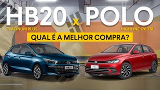 Comparativo: VW Polo Highline x Hyundai HB20 Platinum Plus: Qual o melhor hatch turbo na versão TOP?