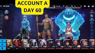 Day 60 Account Progression (Marvel Future Fight)