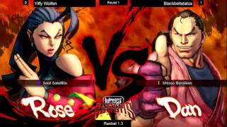 Realms Games USF4 Ranbat 1.3 Round 1 Yiffy Wolfen vs Blackbeltstatus