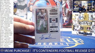 2023 Panini Contenders Football PYT 4 Box Break #2 | Top Shelf Breaks | 7/16/24